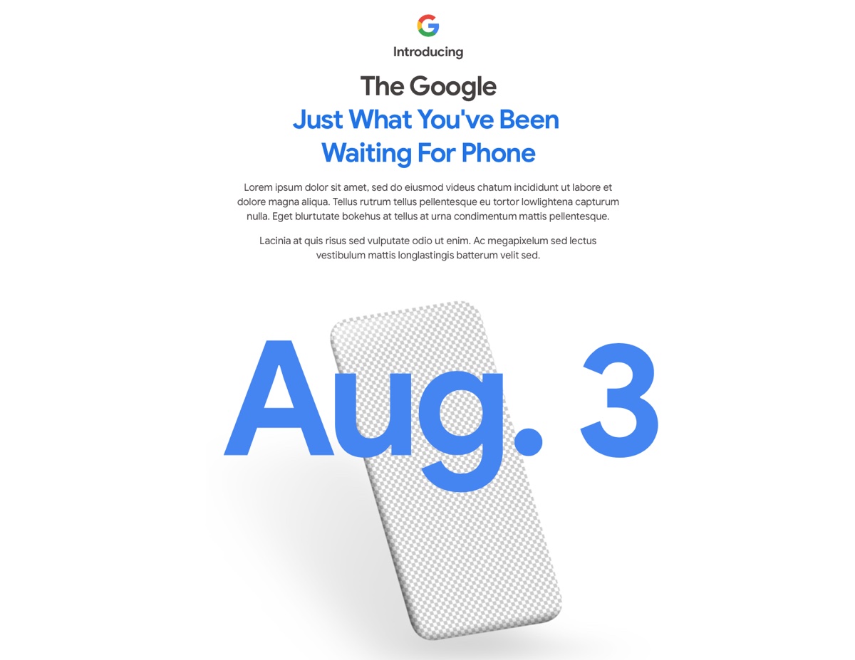 Google si diverte e gioca per anticipare Pixel 4a atteso il 3 agosto