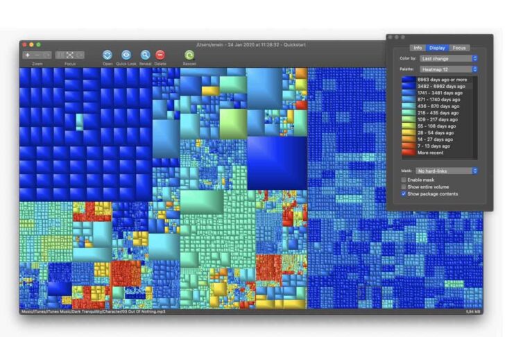 GrandPerspective, aggiornata l’utility per scoprire da cosa è occupato lo spazio su disco