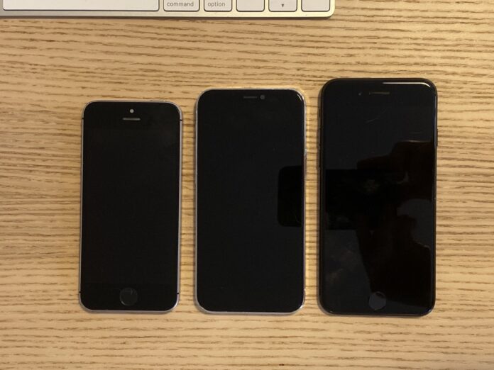 Il più piccolo degli iPhone 12, a metà tra iPhone 7 e iPhone SE di prima generazione