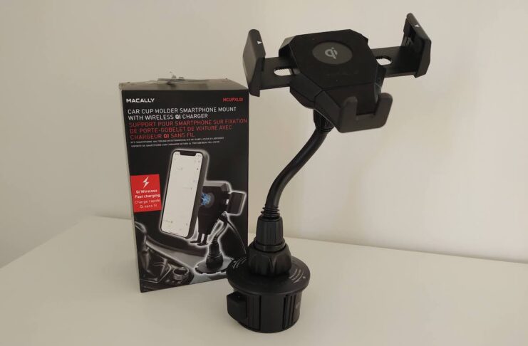 Recensione Macally MCUPXLQI, il supporto smartphone per portabicchieri con ricarica wireless