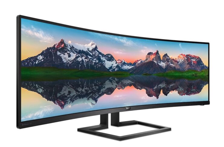 Il monitor Philips 498P9 Brilliance allarga gli orizzonti di lavoro a 44″ Superwide 32:9