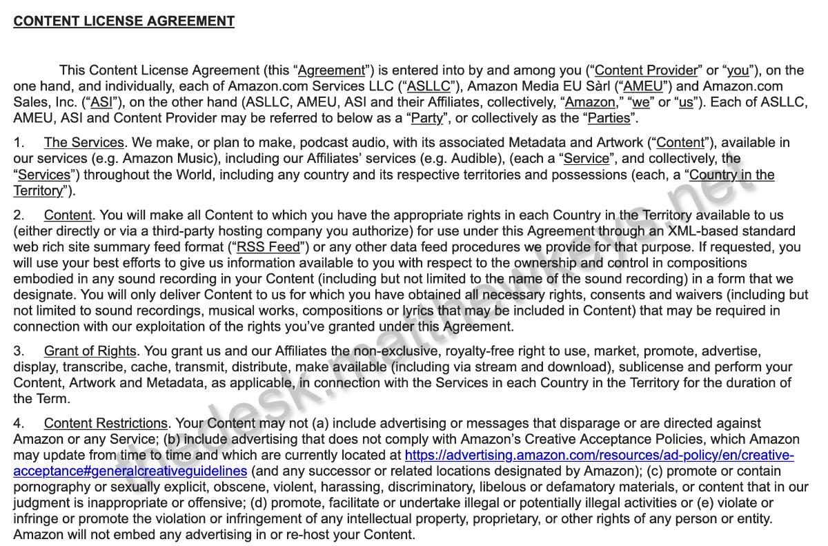 Amazon Music supporterà presto i podcast, purché non parlino male della società