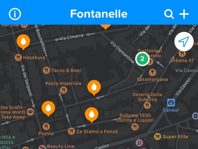 L’App per giramondo assetati è qui e si chiama “Fontanelle d’Aqua Potabile”