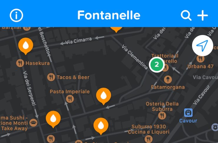 L’App per giramondo assetati è qui e si chiama “Fontanelle d’Aqua Potabile”