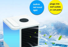 Combatti il caldo con il condizionatore portatile ad acqua e aria in offerta a 16,99 euro Combatti il caldo con il condizionatore portatile in offerta a 16,99 euro