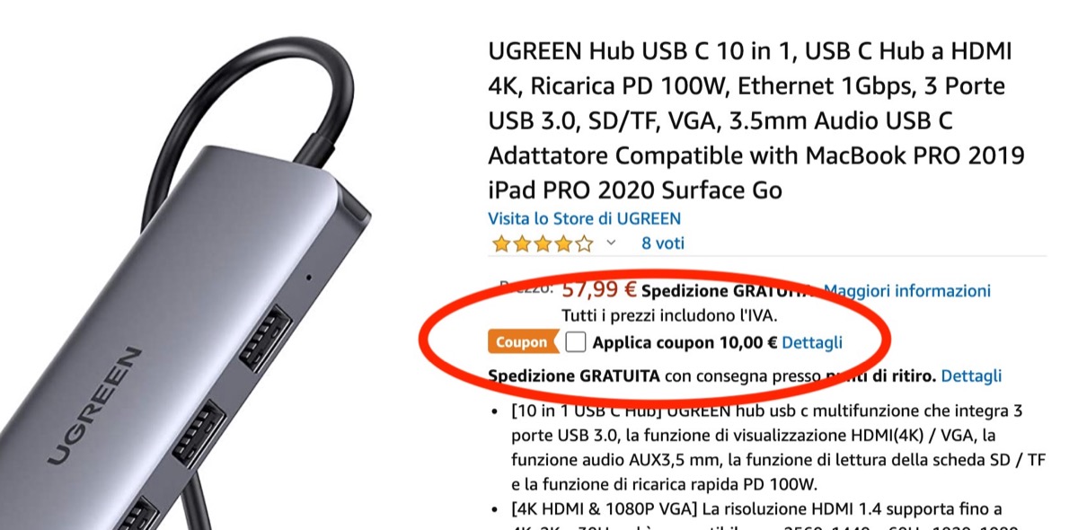 Ugreen 80133 è l’hub USB-C definitivo: 10-in-1 ora in sconto a soli 47,99 euro