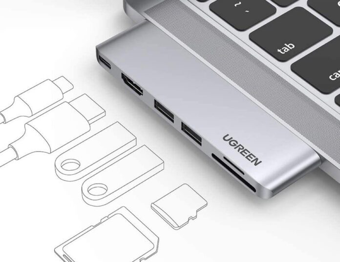 Hub USB-C in alluminio per i MacBook con due porte in sconto a soli 19,99 euro