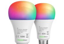 VOCOlinc WLAN, coppia di lampadine Smart in sconto a 33,59 euro