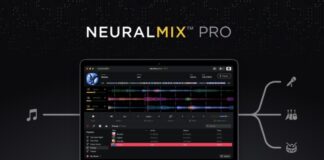NeuralMix PRO su Mac isola voce, parte ritmica armomica delle canzoni per loop, remix e karaoke