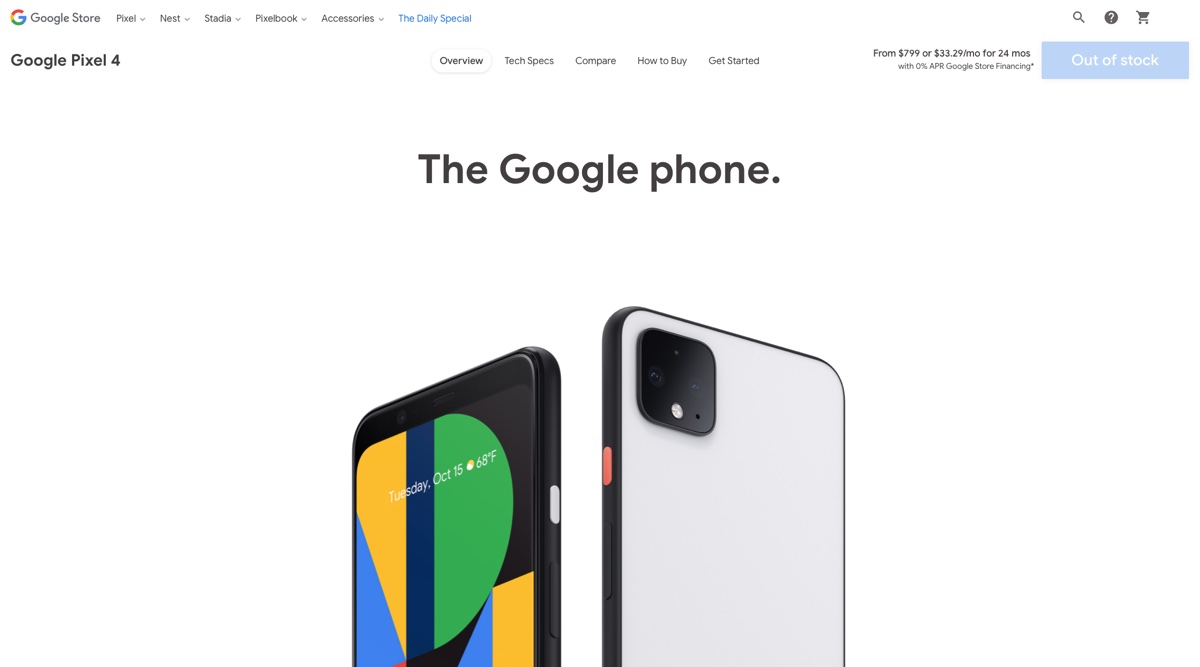 Pixel 4 e 4 XL vendono così poco che Google li ha già rimossi in USA