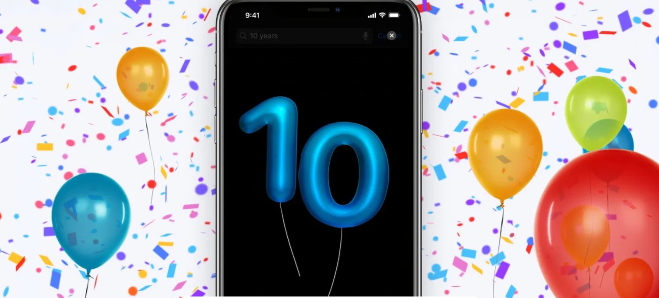L’app Apple Store festeggia i 10 anni con una festa nascosta