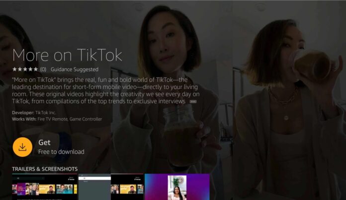 TikTok lancia la sua app per Fire TV