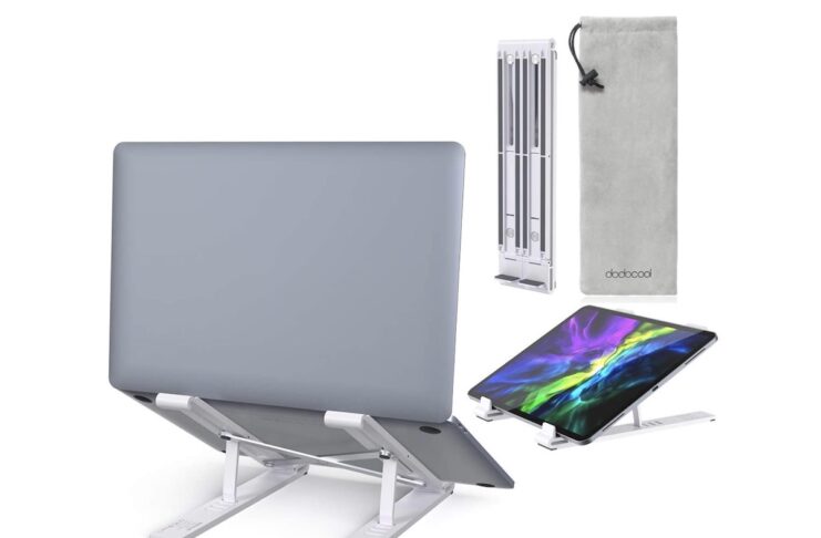 Supporto Dodocool per MacBook e portatili: entra nello zaino e salva dal caldo