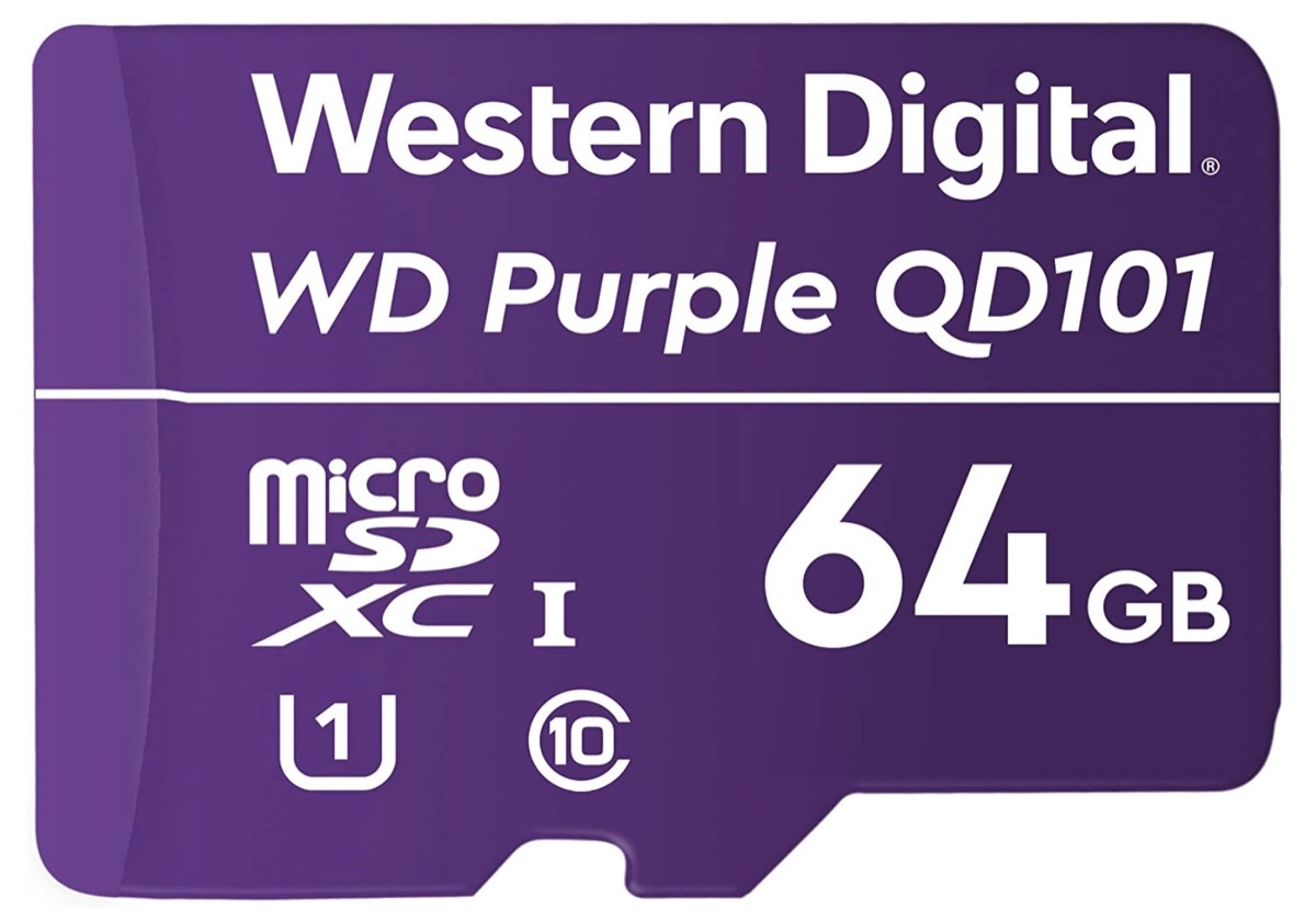 WD Purple Ultra-Endurance, la microSD per 4K e intelligenza artificiale