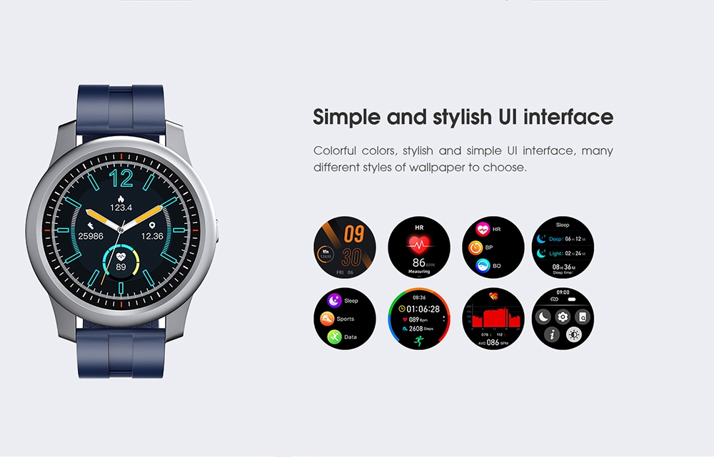 ELEPHONE R8, l’elegante smartwatch circolare a 28,37 euro con codice sconto