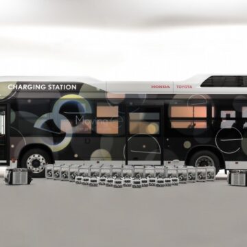 Toyota e Honda testano una stazione mobile per fornire elettricità in situazioni di emergenza