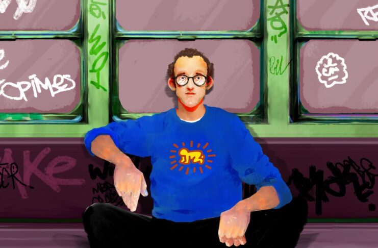 Adobe ricrea in digitale pennelli e strumenti di Keith Haring