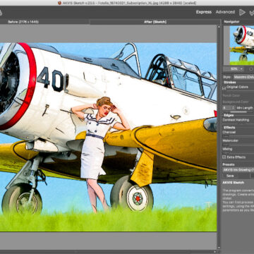 AKVIS Sketch 23.5 per Mac e PC: disegni a matita partendo dalle foto