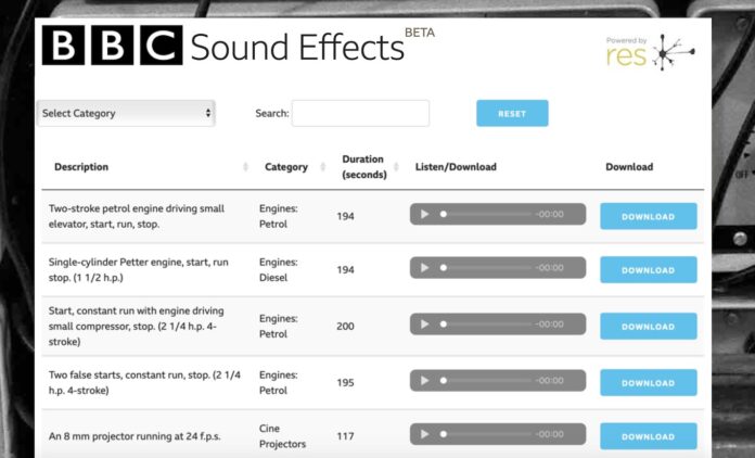 16.000 effetti sonori della BBC disponibili per il download grautito