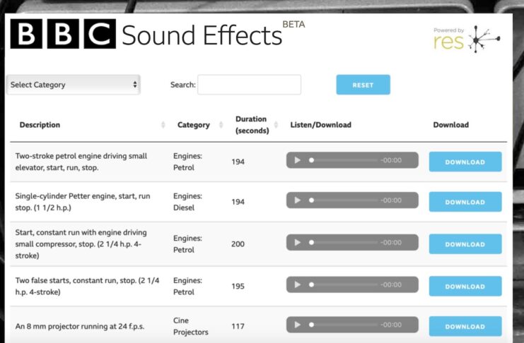 16.000 effetti sonori della BBC disponibili per il download grautito