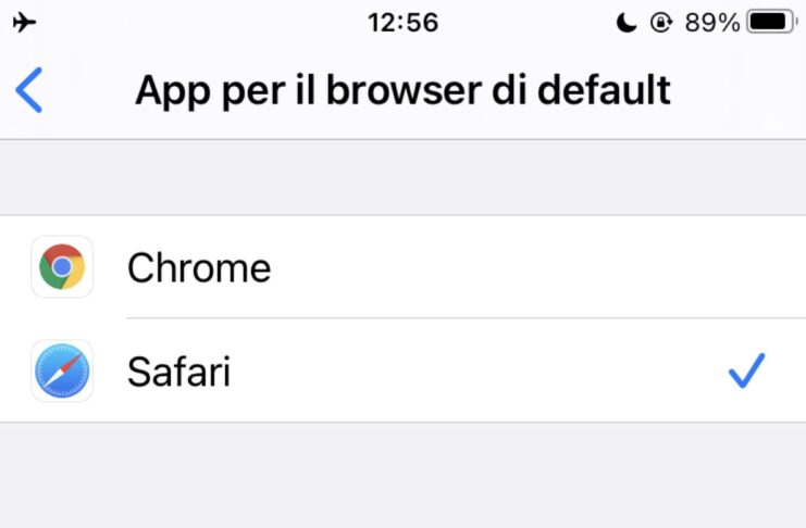 Primo bug iOS 14: ad alcuni utenti ripristina browser e mail