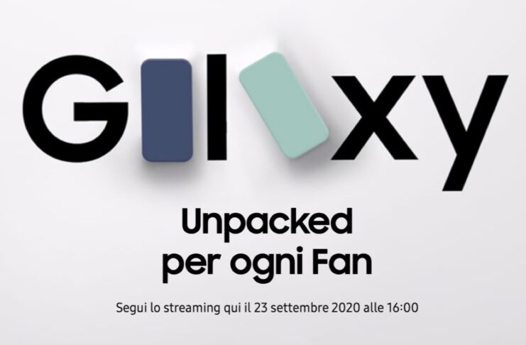 Galaxy S20 Fan Edition atteso all’evento Galaxy Unpacked il 23 settembre