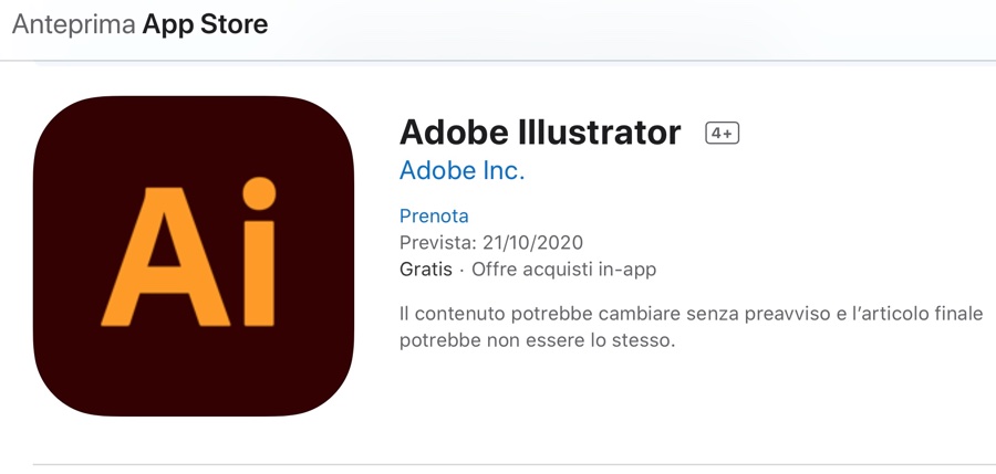 Adobe Illustrator arriva su iPad il 21 ottobre