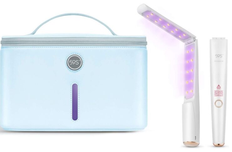 Sanificare oggetti con i raggi UV-C: la prova della borsa e della bacchetta di 59s