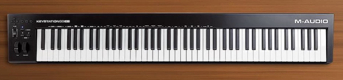 M-Audio Keystation 88 MK3, tasti semipesati per la master Keyboard MIDI/USB