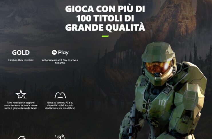 Microsoft xCloud arriva in Italia con oltre 150 giochi