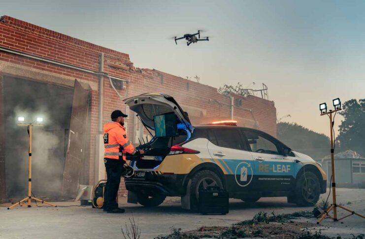 Nissan RE-LEAF, veicolo di primo soccorso con una fonte di energia sempre disponibile