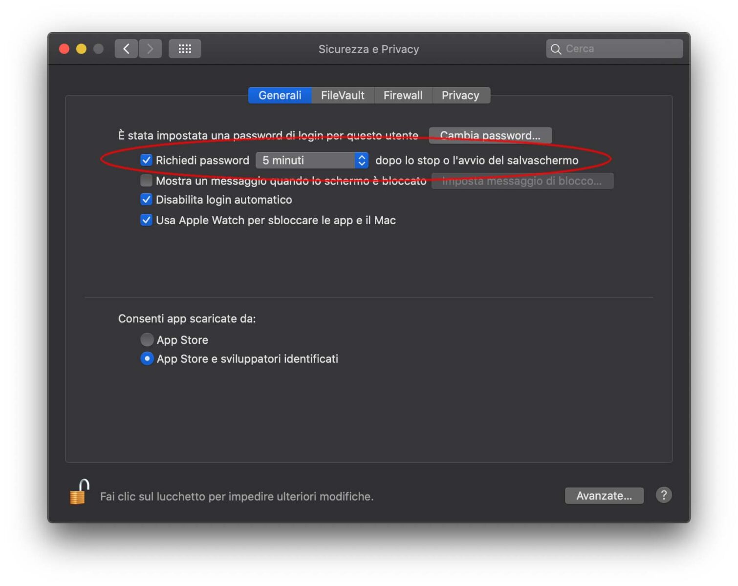 Cinque consigli semplicissimi per aumentare la sicurezza sul Mac