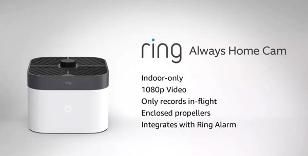 Ring Always Home Cam, il drone-guardiano che gira per casa