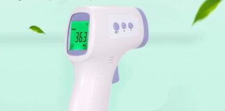Solo 8 € termometro a infrarossi senza contatto per misurare la febbre