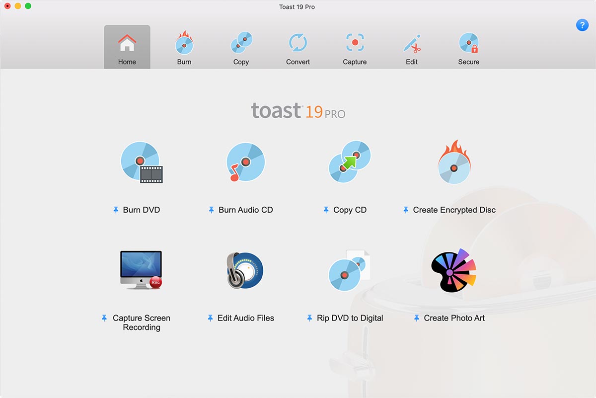 Disponibile Roxio Toast 19 per Mac