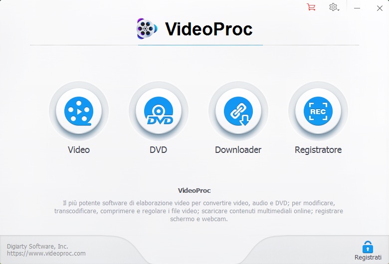 VideoProc, la suite per l’editing e la conversione video, si scarica gratis