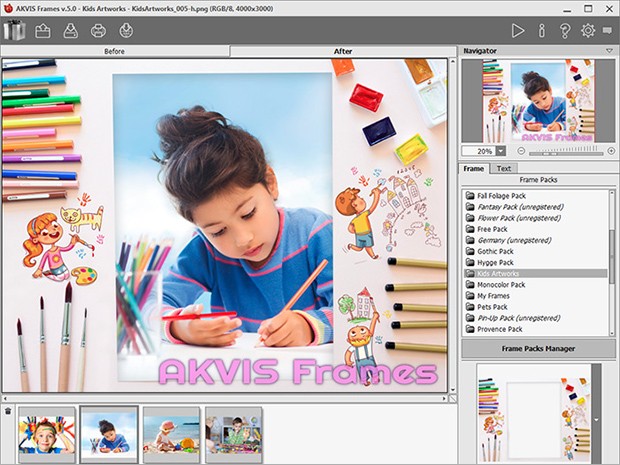 AKVIS Frames 5.0 per Mac e PC, nuovo pacchetto “L’arte dei bambini” per decorare le foto AKVIS Frames 5.0 per Mac e PC, nuovo pacchetto “L’arte dei bambini” per decorare le foto
