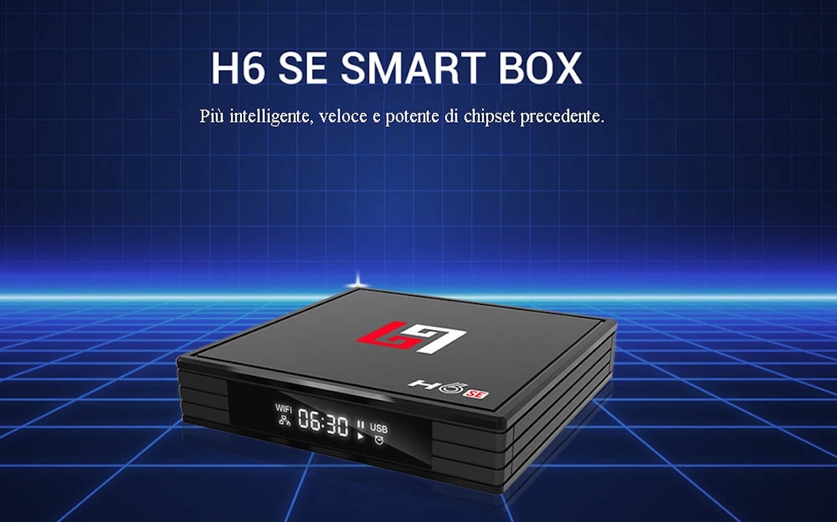 H6SE, il box TV con Android 10 è servito in offerta lampo a poco più di 30 euro