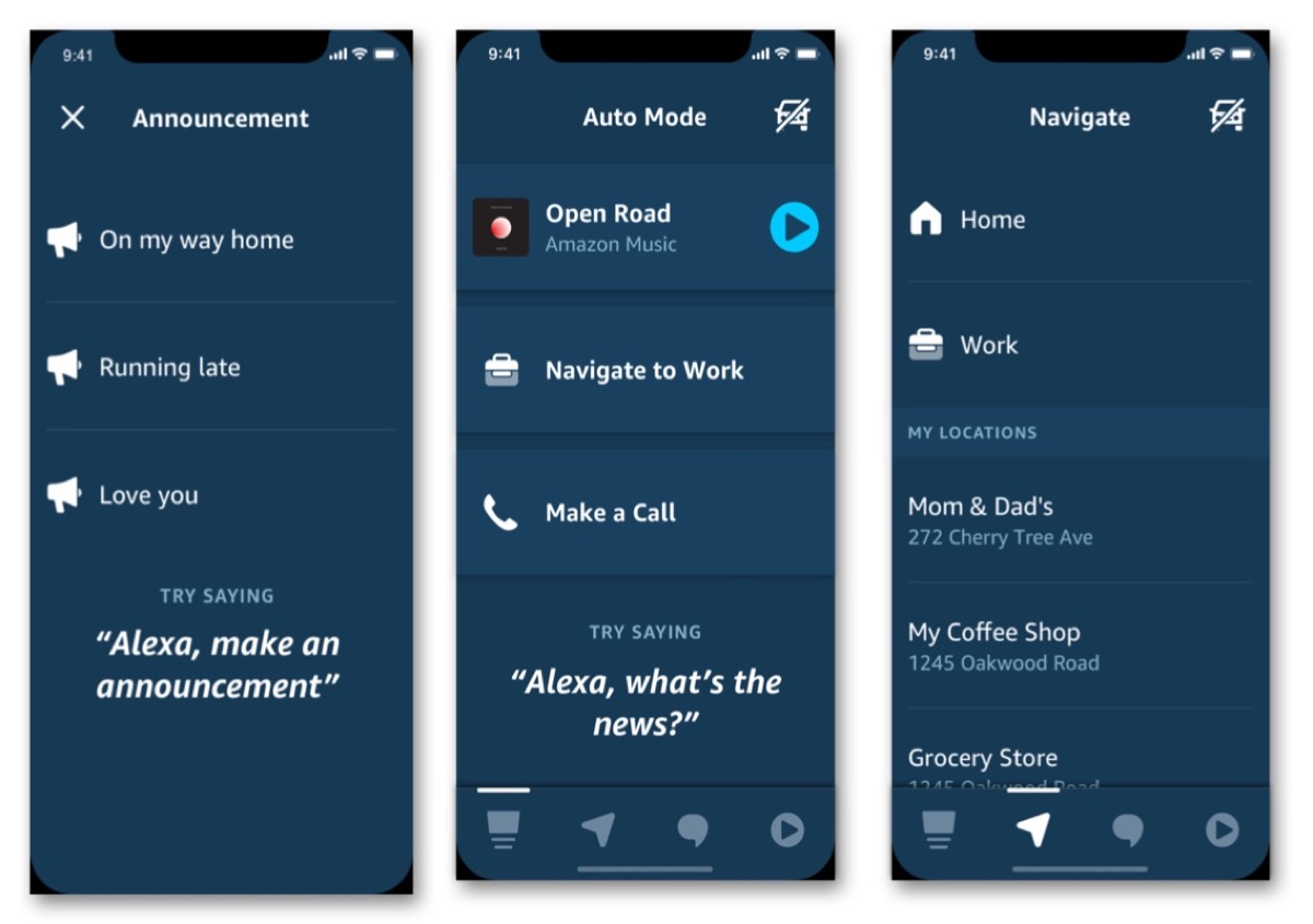 modalità auto alexa modalità auto alexa