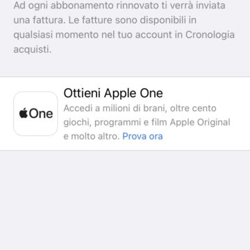 come attivare abbonamento apple one