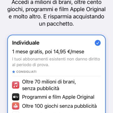 come attivare abbonamento apple one