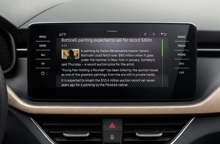 Le app Meteo e News disponibili per il sistema di infotainment di Skoda