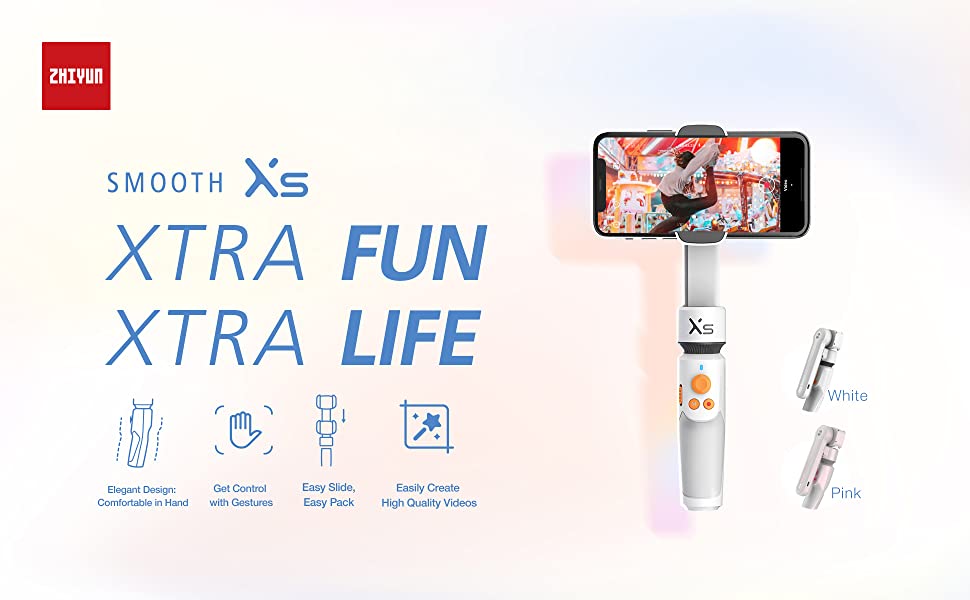 ZHIYUN Smooth-XS, il gimbal compatto ed estensibile per smartphone