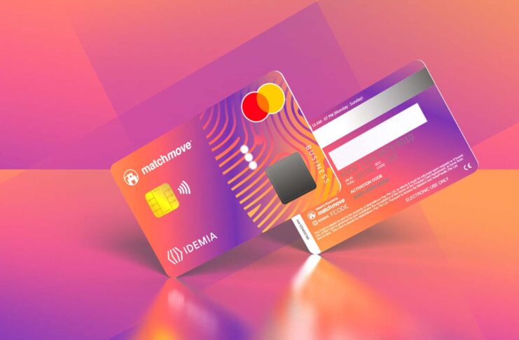 In Asia una carta di creduto biometrica con impronta digitale