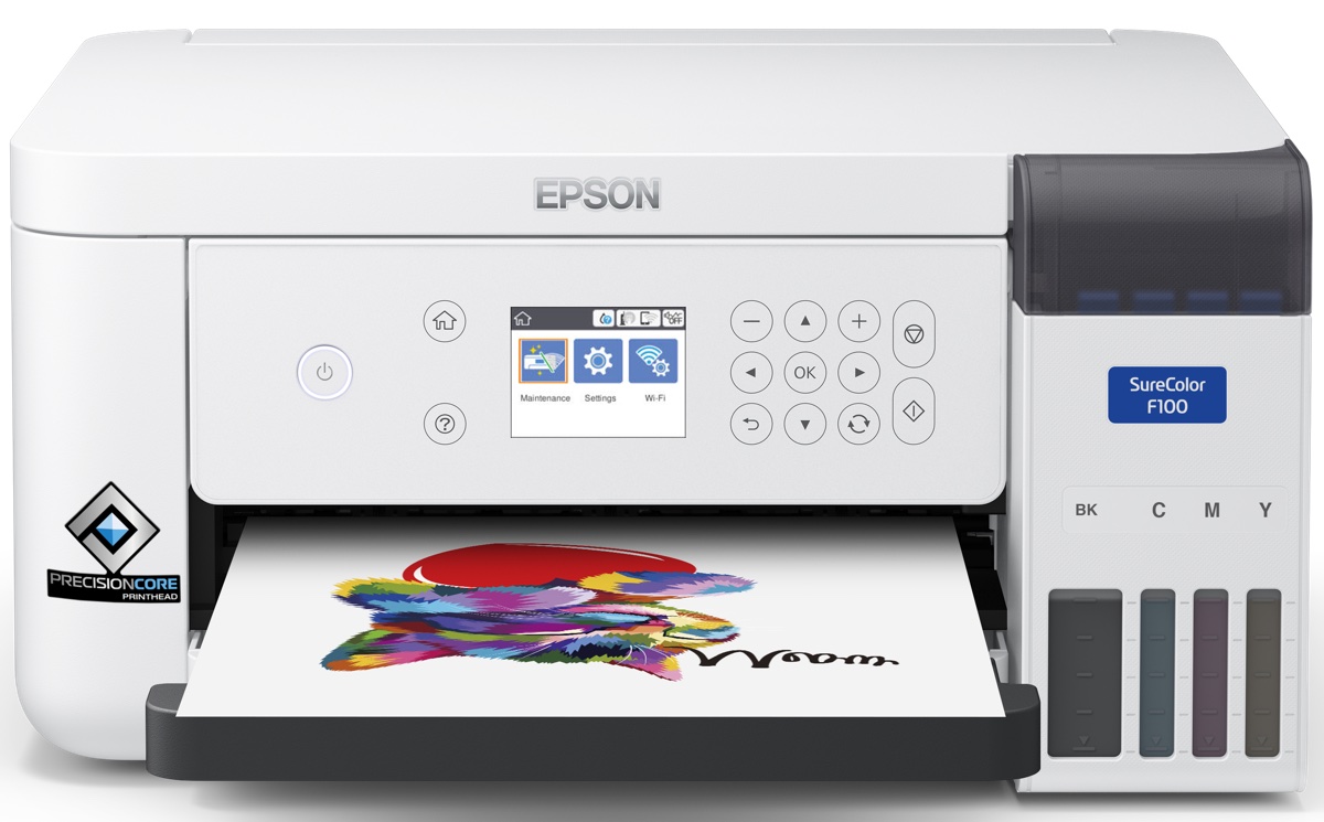 Epson SureColor SC-F100 è la stampante a sublimazione per start-up e aziende
