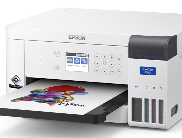 Epson SureColor SC-F100 è la stampante a sublimazione per start-up e aziende