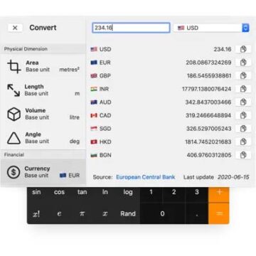 Euclid Calculator, calcolatrice scientifica per Mac e iPhone