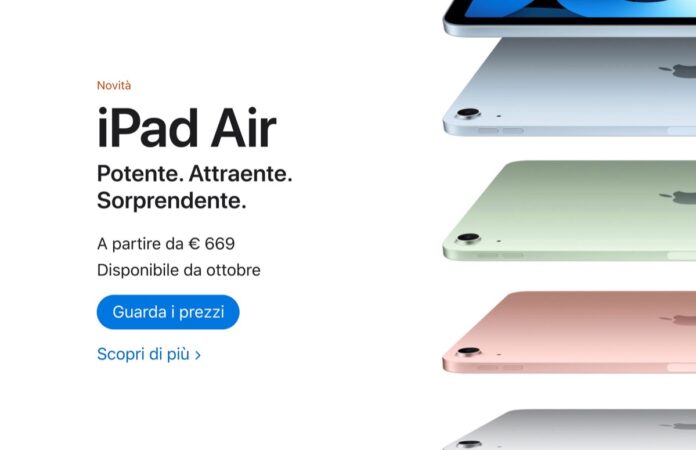 Preparatevi a comprare iPad Air 2020, il lancio è imminente