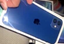 Anche iPhone 12 blu ha il suo primo unboxing