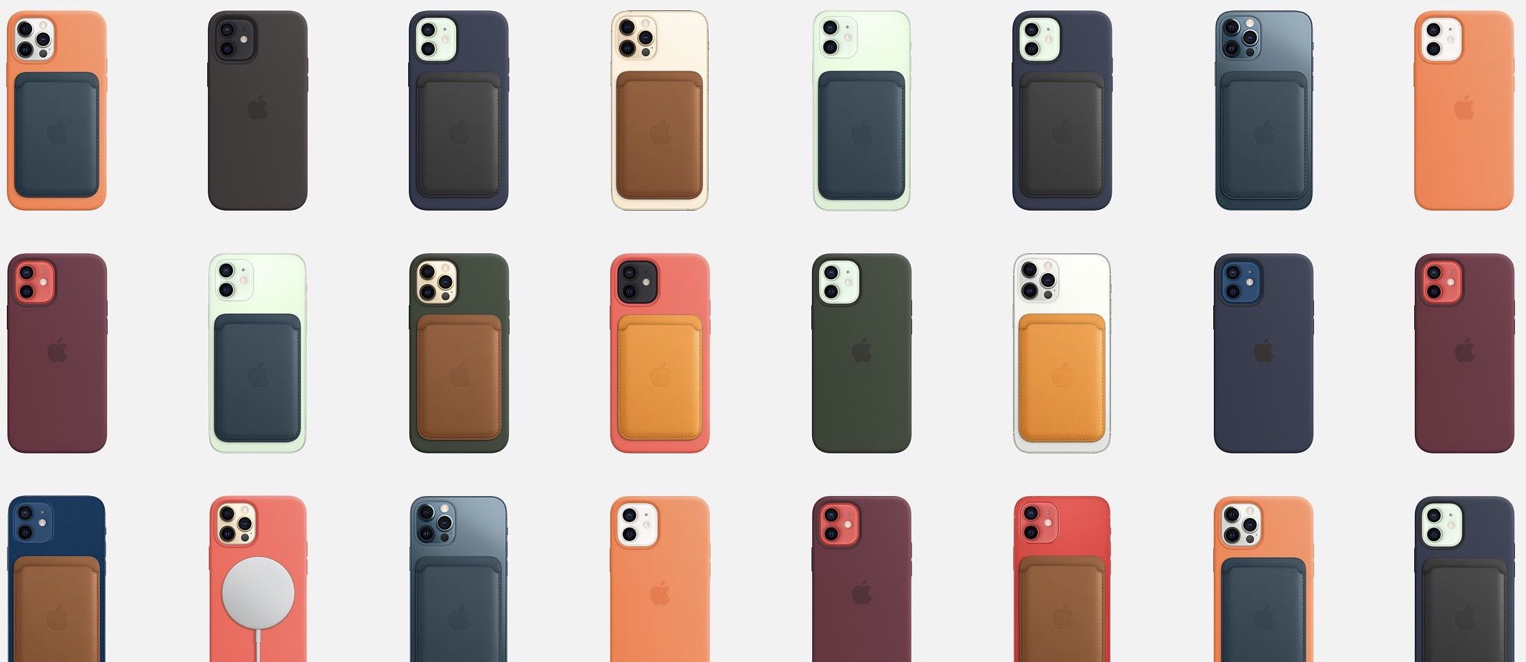 Apple presenta le nuove custodie e accessori MagSafe per iPhone 12